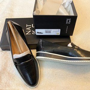 Naturalizer,  Ranger Loafers, Black Lizard 7M